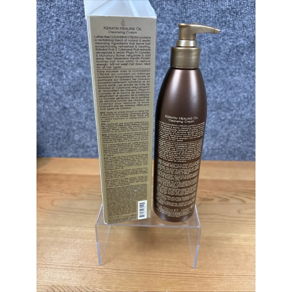 L'anza Keratin Healing Oil Cleansing Cream 10.1 oz~NIB